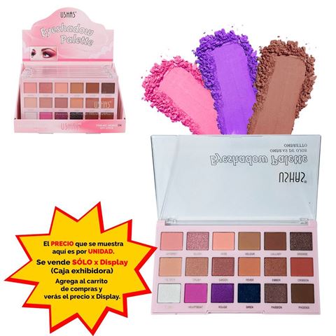 Imagen de Paleta Ushas 18 sombras- UES013-04