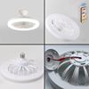 Imagen de Lámpara Led con ventilador de techo y control remoto - 3 tipos de luces regulables