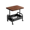 Imagen de Mesa con estante y rueditas - Mesa auxiliar mesa ratona
