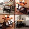 Imagen de Mesa con estante y rueditas - Mesa auxiliar mesa ratona