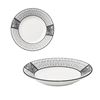 Imagen de Plato ceramica borde estampado redondo