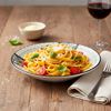 Imagen de Plato ceramica borde estampado redondo