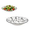 Imagen de Plato ceramica tipo marmolado redondo