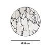 Imagen de Plato ceramica tipo marmolado redondo