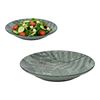 Imagen de Plato ceramica estampado hojas redondo