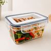 Imagen de Recipiente vianda rectangular 700ml - Con tapa cierre hermetico