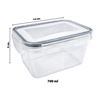 Imagen de Recipiente vianda rectangular 700ml - Con tapa cierre hermetico