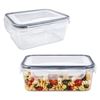 Imagen de Recipiente vianda rectangular 450ml Con tapa cierre hermetico