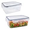 Imagen de Recipiente vianda rectangular 800ml - Con -tapa cierre hermetico