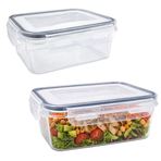 Imagen de Recipiente vianda rectangular 800ml - Con -tapa cierre hermetico