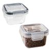 Imagen de Recipiente rectangular 60ml con tapa cierre hermetico