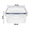 Imagen de Recipiente vianda rectangular 350 ml Con tapa cierre hermetico