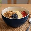 Imagen de Bowl ceramica redondo-interior liso-exterior puntitos