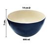 Imagen de Bowl ceramica redondo-interior liso-exterior puntitos