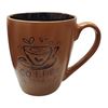 Imagen de Taza ceramica Café-bicolor estampada