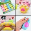 Imagen de Squishy Patitas Huellas C/U - Juguete anti estrés - Colores surtidos.