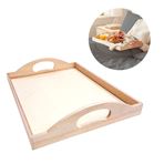 Imagen de Bandeja de madera rustica