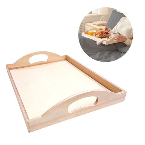 Imagen de Bandeja de madera rustica