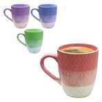 Imagen de Taza ceramica color degradee-exterior texturado