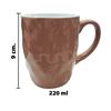 Imagen de Taza ceramica interior blanca-color exterior