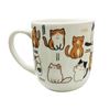 Imagen de Taza ceramica estampada gatos