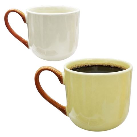 Imagen de Taza ceramica color liso-asa de otro color