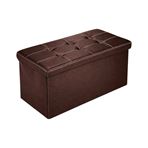 Imagen de Baul Puff Asiento Banqueta Piecera Cama  Living - Color Café