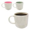 Imagen de Taza ceramica interior color-exterior blanco