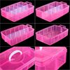 Imagen de Caja plastica de almacenamiento apilable con asa