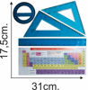 Imagen de Juego geometria c/tabla periodica x 5 pc