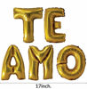 Imagen de Globos metalizados cartel te amo