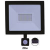 Imagen de Foco led mini con sensor de movimiento y luz 20W luz fria IP66