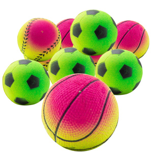 Imagen de Pelota goma maciza multicolor