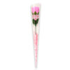 Imagen de Flor rosa con aroma estuche transparente