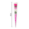 Imagen de Flor rosa con aroma estuche transparente