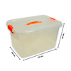 Imagen de Caja organizadora plastica con tapa y asa
