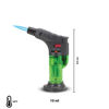Imagen de Flameador soplete doble llama a gas transparente recargable