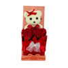 Imagen de Adorno osito  con 2 rosas