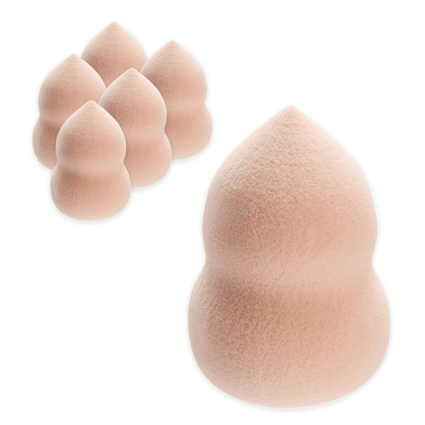Imagen de Almohadilla de esponja para maquillaje 6 unidades Ushas