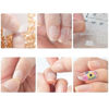 Imagen de Uñas postizas  colores lisos con french 24 unidades Ushas