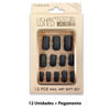 Imagen de Uñas postizas mate 12 unidades Ushas