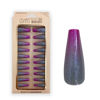 Imagen de Uñas postizas color degrade 24 unidades  Ushas