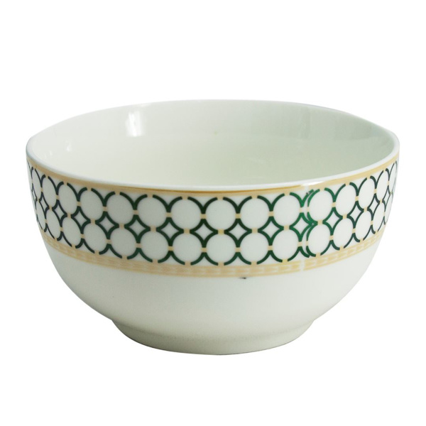 Imagen de Bowl cerámica blanco estampado