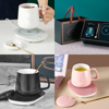 Imagen de Taza térmica con base calentadora  tapa y cuchara USB 400ml