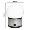 Imagen de Veladora globo base metal