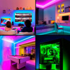 Imagen de Cinta tira de luces led Rgb 2835 transformador + control 5m