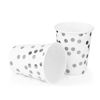 Imagen de Vasos desechables 10pc-lunares plateados-8,5X7,5cm