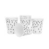 Imagen de Vasos desechables 10pc-lunares plateados-8,5X7,5cm