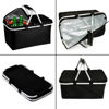 Imagen de Bolsa plegable conservadora picnic camping multiuso asas metálicas