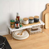 Imagen de Estante organizador extensible de cocina para mesada o placard